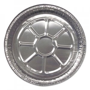 Durable Packaging Aluminum Round Containers, 9" Dia., 25 Gauge, 500/Carton DPK509500 509-500