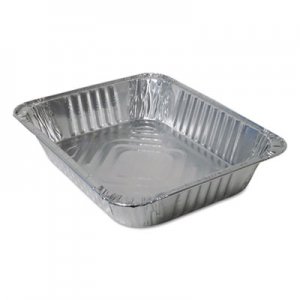 Durable Packaging Aluminum Steam Table Pans, Half Size, 100/Carton DPK420045 420045