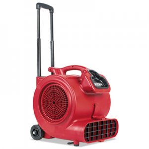 Sanitaire DRY TIME Air Mover with Wheels and Handle, 1281 cfm, Red, 20 ft Cord EURSC6057A SC6057A