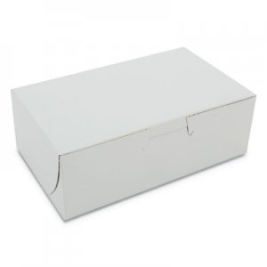 SCT Bakery Boxes, 6 1/4w x 3 3/4d x 2 1/8h, White, 250 per Bundle SCH0911 SCH