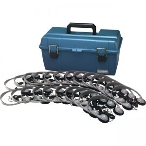 Hamilton Buhl Lab Pack, 24 HA2 Personal Headphones in a Carry Case LCP/24/HA2
