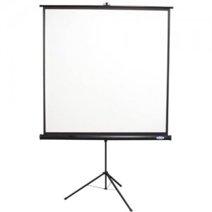 Hamilton Buhl 60x60 TPS-T60/BLK - Value Line - Square Format Projector Screen - Black Housing TPS-T60-BLK