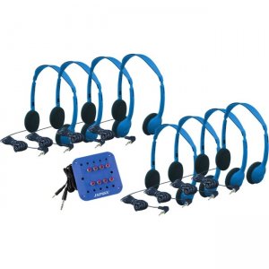 Hamilton Buhl Kids Listening Center with 8 Personal Headphones and Jackbox KHA2/K8SCV