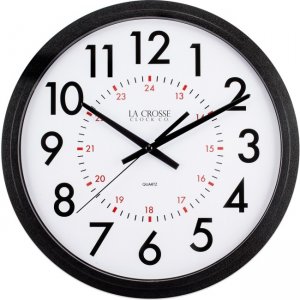 La Crosse Technology 404-2636B 14 inch Info-Tech Wall Clock 404-2636B-INT
