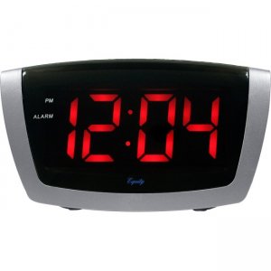Equity Jumbo Red LED Alarm Clock 75906