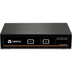 VERTIV Cybex Secure 4K UHD KVM 2-Port DVI-I DP DualHead EAL4+ NIAP TAA Compliant SC920XD-001 SC920XD