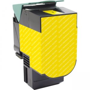 V7 Yellow Toner Cartridge for select Lexmark printers - Replaces 70C1HY0 V770C1HY0