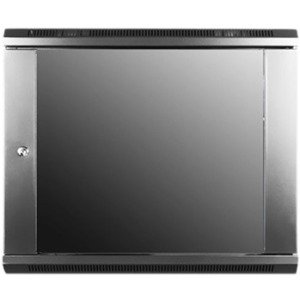 Claytek 9U 450mm Depth Wallmount Server Cabinet with 1U 24-port Cat6 Patch Panel WM945-PP24C6
