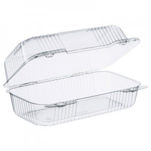 Dart StayLock Clear Hinged Lid Containers, 5.4 x 9 x 3.5, Clear, 250/Carton DCCC35UT1 DCC C35UT1