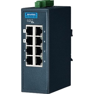 Advantech 8 Port Entry-level Managed Switch Support Modbus/TCP w/wide Temp EKI-5528I-MB-AE EKI-5528I-MB