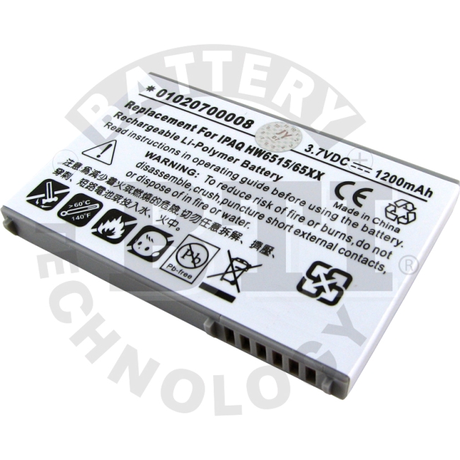 BTI Lithium Polymer Personal Digital Assistant Battery PDA-HP-HW6500