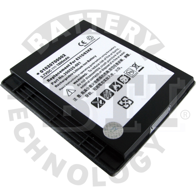 BTI Lithium Ion Personal Digital Assistant Battery PDA-HP-H6315