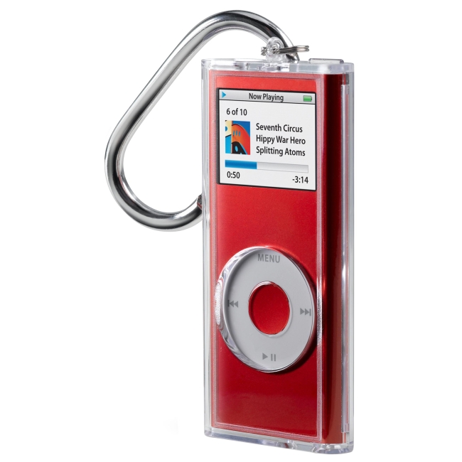 Belkin Acrylic Case for iPod nano with Carabiner Clip F8Z130