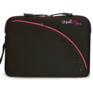 Mobile Edge Ultrabook / Netbook Sleeve 8.9" - Black / Pink MESSU1-8.9X
