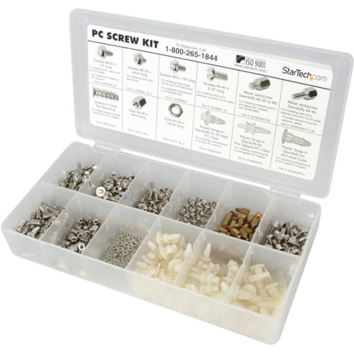 StarTech.com PC Screw Kit - Screw Nuts and Standoffs PCSCREWKIT