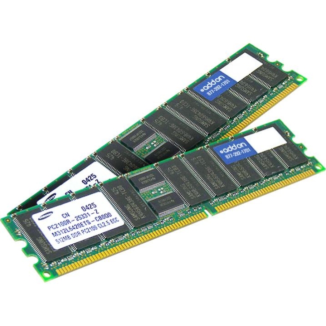 AddOn 512MB DDR SDRAM Memory Module MEM2821-512D=-AO