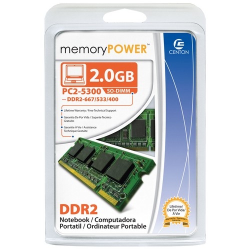 Centon 2GB DDR2 SDRAM Memory Module 2GB667LT