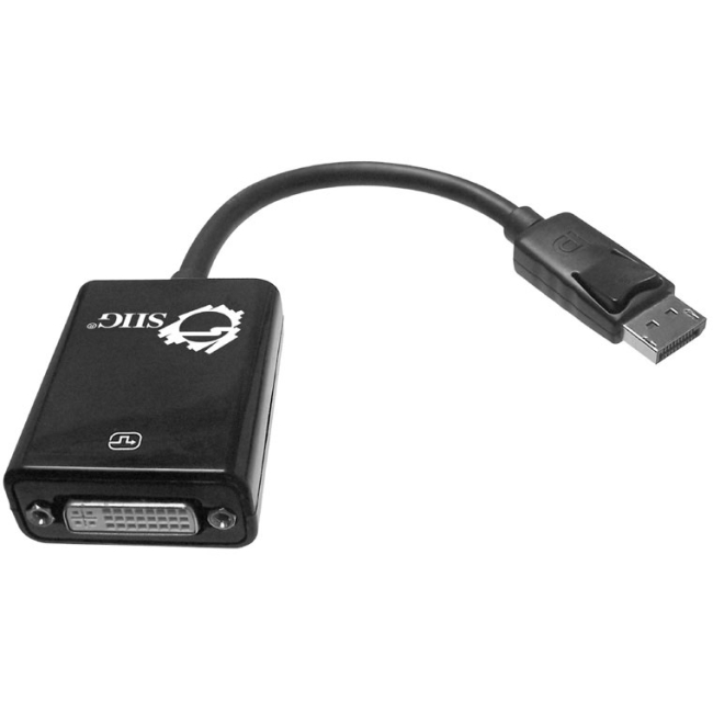 SIIG DisplayPort to DVI Adapter CB-DP0072-S1