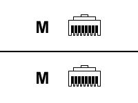 AVOCENT RJ-45(Cyclades) to RJ-45(Sun/Cisco) Crossover Cable ADB0039