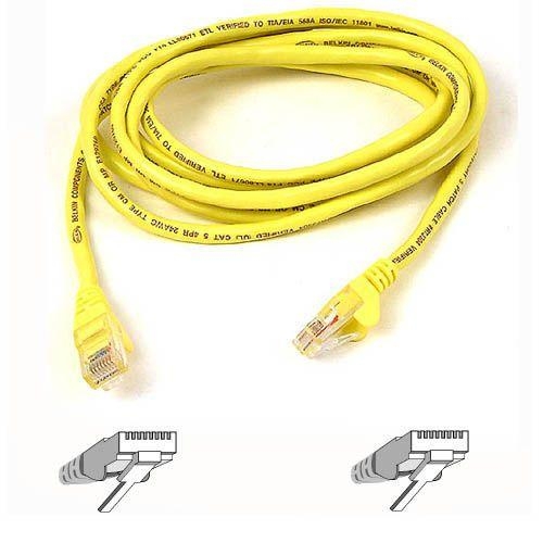 Belkin Cat5e Patch Cable A3L791-03-YLW-S