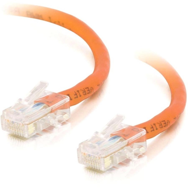 C2G 3 ft Cat5e Non Booted Crossover UTP Unshielded Network Patch Cable - Orange 24494
