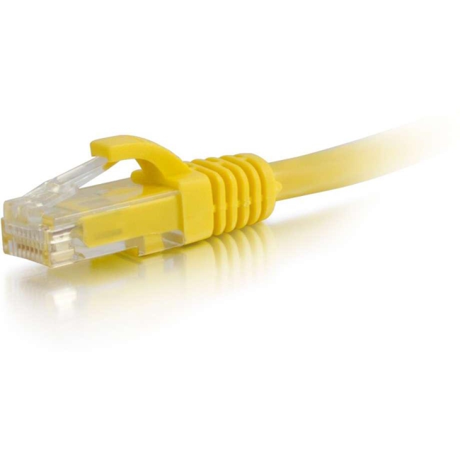 C2G 1 ft Cat5e Snagless UTP Unshielded Network Patch Cable - Yellow 22105