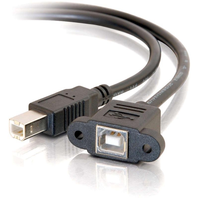 C2G USB 2.0 Panel Mount Cable 28070