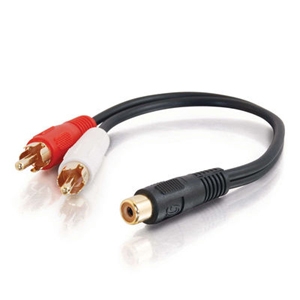 C2G Value Series RCA Jack to RCA Plug Y-Cable 03181