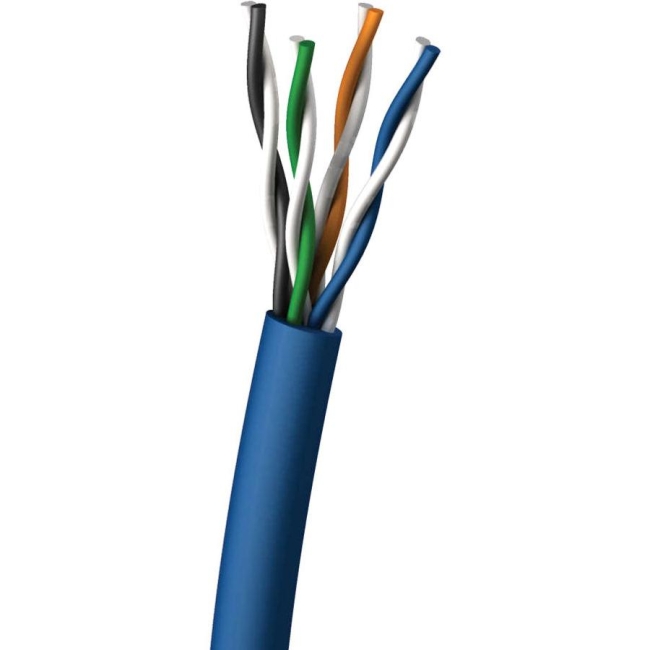 C2G 1000 ft Cat5e Bulk Shielded Network Cable - Blue 32388