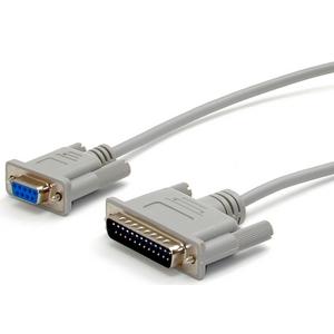 StarTech.com 10ft Cross Wired Serial Null Modem Cable SCNM925FM