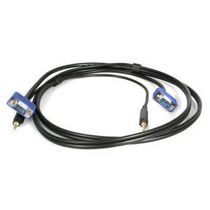 StarTech.com 6 ft High Res Monitor VGA Cable with Audio MXTHQMM6A