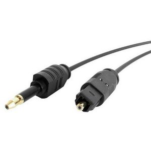 StarTech.com 6ft Toslink to Mini Digital Optical SPDIF Audio Cable THINTOSMIN6