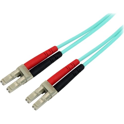 StarTech.com 5m 10Gb Aqua Multimode 50/125 Duplex LSZH Fiber Patch Cable LC - LC A50FBLCLC5