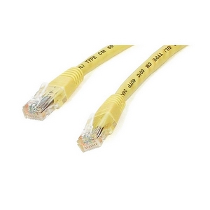 StarTech.com 1 ft Yellow Molded Cat 6 Patch Cable C6PATCH1YL