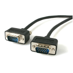 StarTech.com 15ft Thin Coax SVGA VGA Monitor Cable MXT101MMLP15