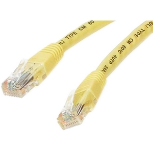 StarTech.com 10 ft Yellow Molded Cat6 UTP Patch Cable C6PATCH10YL