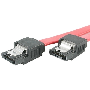 StarTech.com 24in Latching SATA Cable - M/M LSATA24