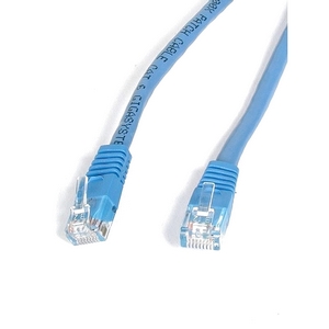 StarTech.com 5 ft Blue Molded Cat 6 Patch Cable C6PATCH5BL