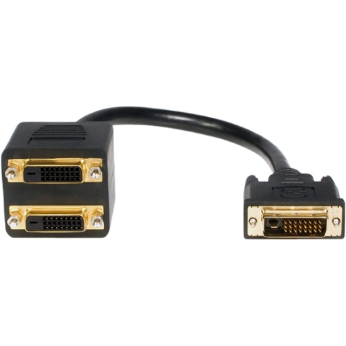 StarTech.com 1 ft DVI-D to 2x DVI-D Digital Video Splitter Cable - M/F DVISPL1DD