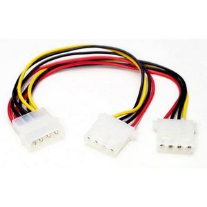 StarTech.com LP4 to 2x LP4 Power Y Splitter Cable M/F PYO2L