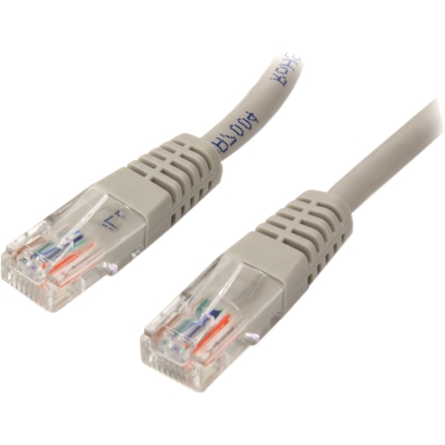 StarTech.com 10ft Gray Molded Cat5e UTP Patch Cable M45PATCH10GR