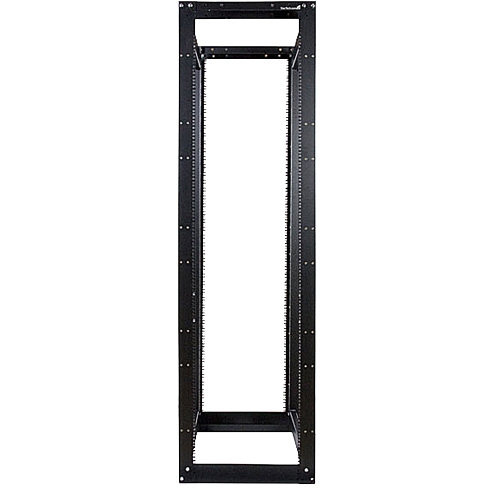 StarTech.com 45U 3300lb High Capacity 4 Post Open Server Equipment Rack - Flat Pack 4POSTRACKHD