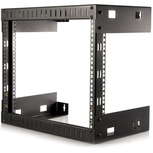 StarTech.com 8U Open Frame Wall Mount Equipment Rack RK812WALLO