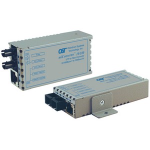 Omnitron miConverter Gigabit Ethernet to Fiber Media Converter 1232-1-6