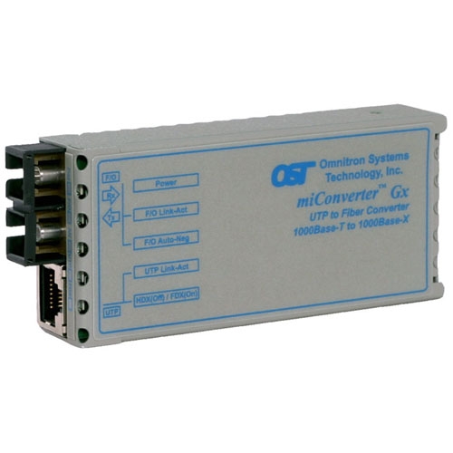 Omnitron miConverter Gx SC Multimode 550m USB Powered 1202-0-6 1202-0-x