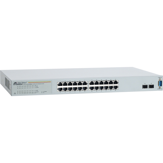 Allied Telesis 24 Port Gigabit WebSmart Switch AT-GS950/24-10 AT-GS950/24