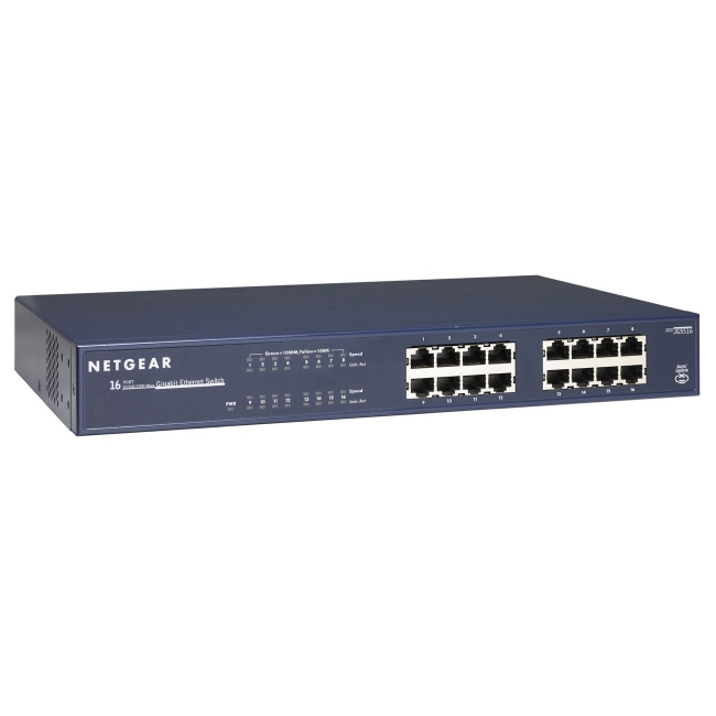 Netgear ProSafe 16-port Gigabit Ethernet Switch JGS516NA JGS516
