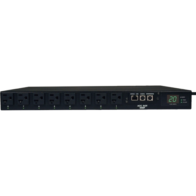 Tripp Lite PDU Switched ATS 120V 20A 16 Outlet PDUMH20ATNET