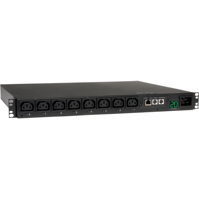 Tripp Lite PDU Switched 208V - 240V 20A 8 Outlet PDUMH20HVNET