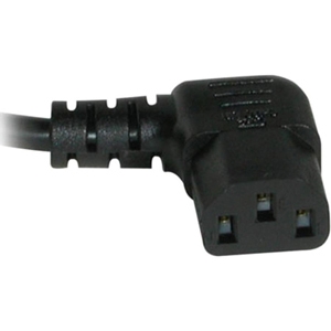 C2G 10ft Universal Right Angle Power Cord 27909